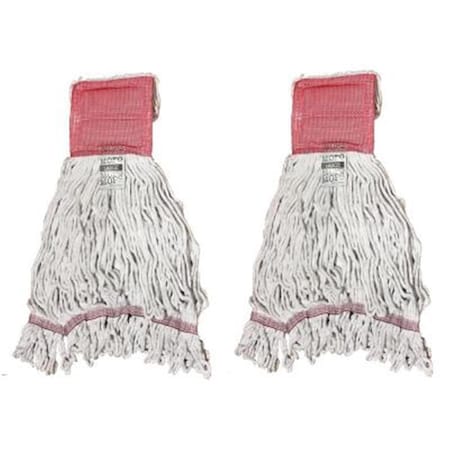 Emsco Group Large 4-Ply Looped End Cotton Mop With Band 6512-2